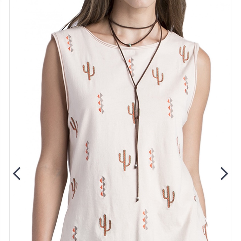 Miss Me Taupe Beige Cactus Hi Lo Top